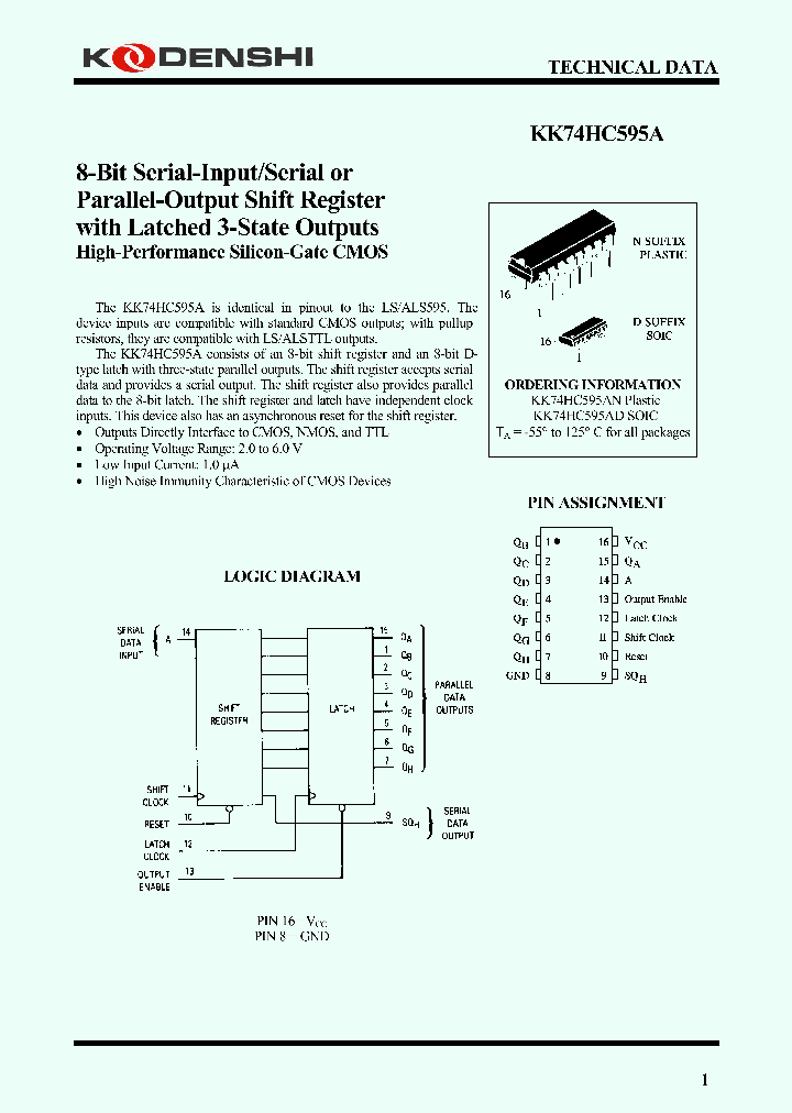 KK74HC595AD_4198472.PDF Datasheet