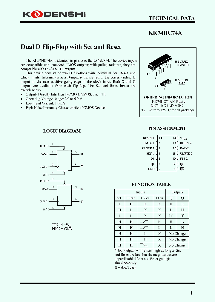 KK74HC74AD_4349042.PDF Datasheet