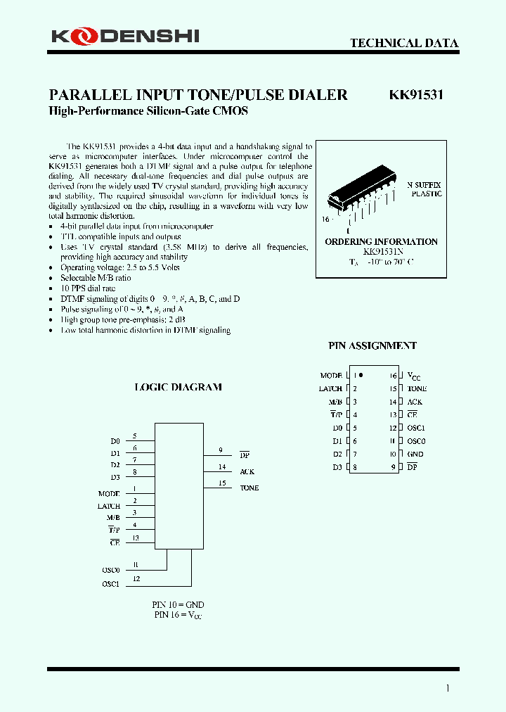 KK91531_4372711.PDF Datasheet