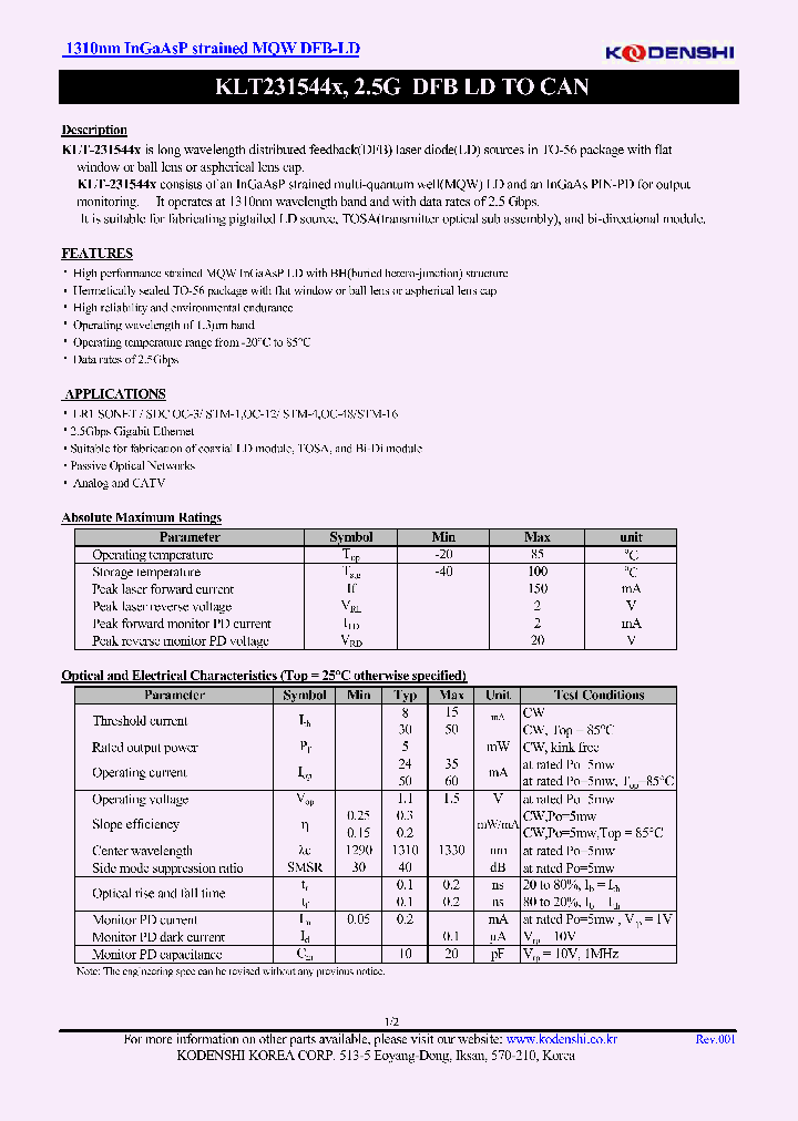 KLT231544_4608334.PDF Datasheet