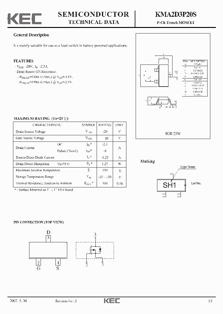 KMA2D3P20S_4429514.PDF Datasheet
