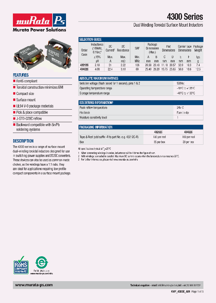 KMP4300_4784324.PDF Datasheet