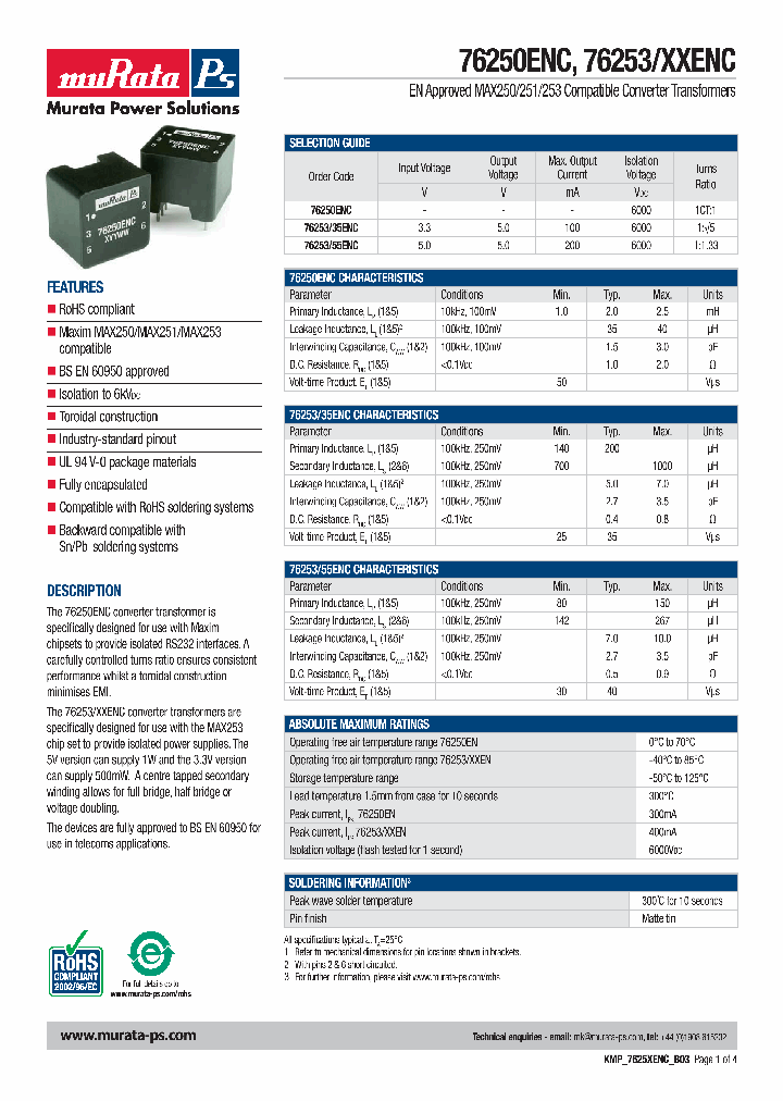 KMP7625XEN_4704795.PDF Datasheet