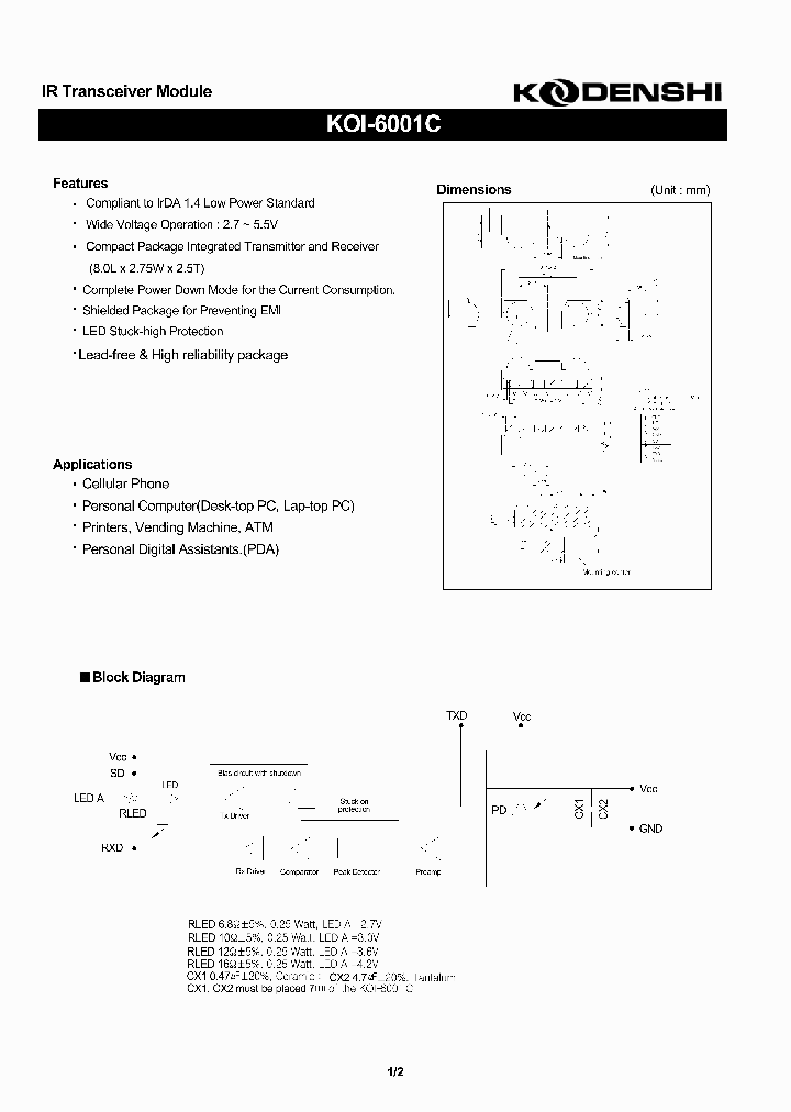 KOI-6001C_4672751.PDF Datasheet