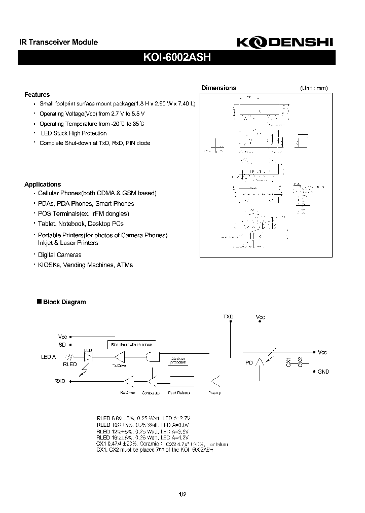 KOI-6002ASH_4672754.PDF Datasheet