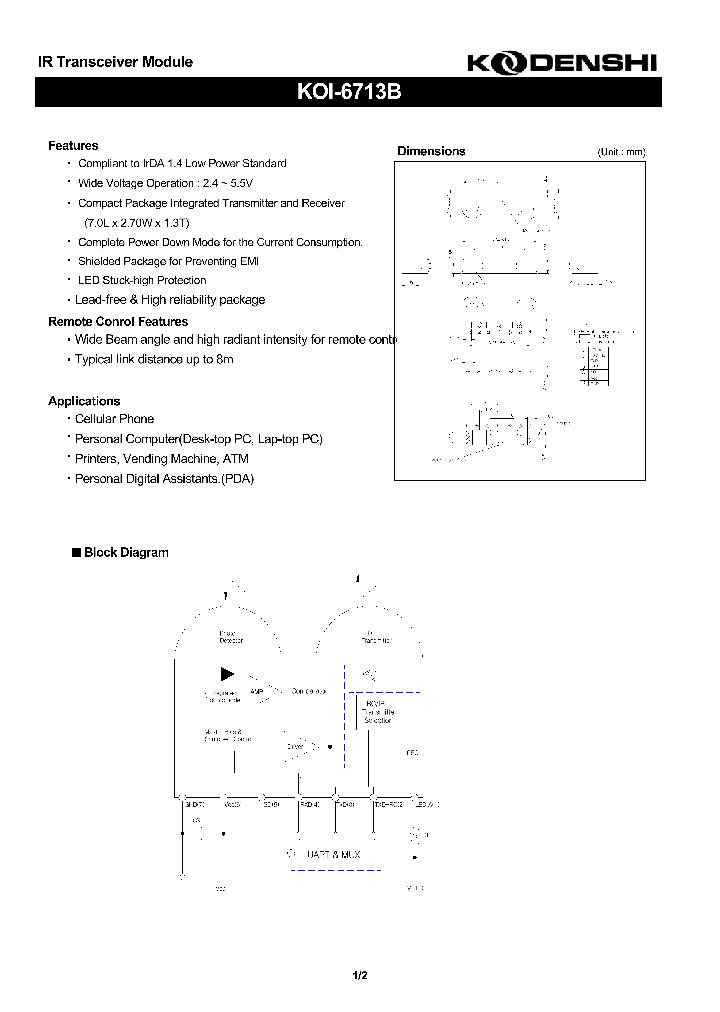 KOI-6713B_4672755.PDF Datasheet