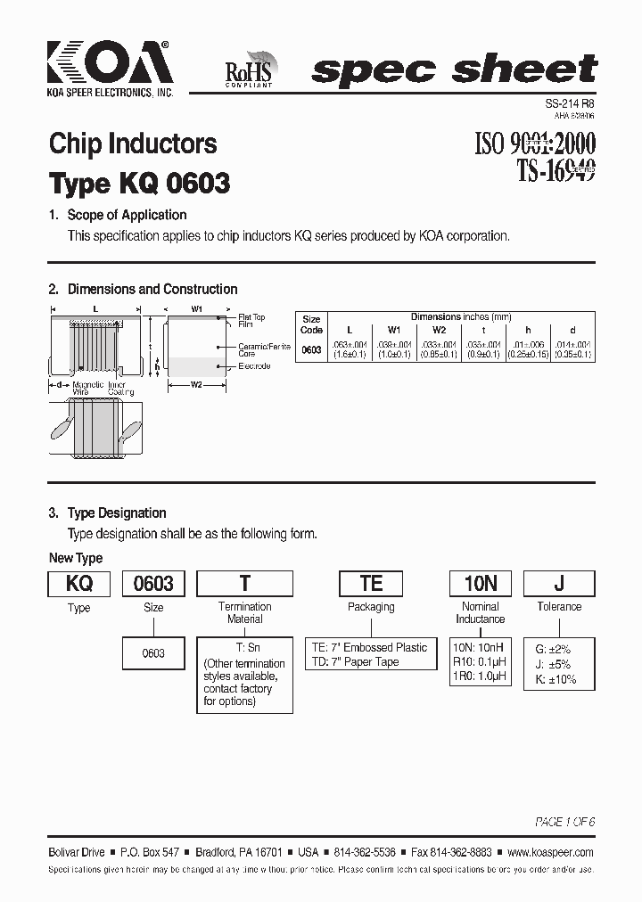 KQ0603T_4694721.PDF Datasheet
