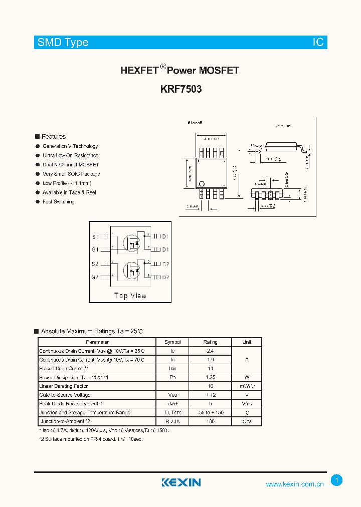 KRF7503_4369757.PDF Datasheet
