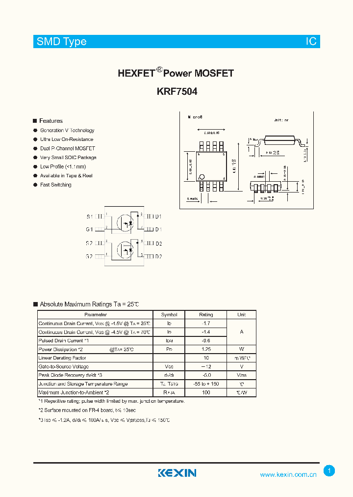 KRF7504_4369758.PDF Datasheet