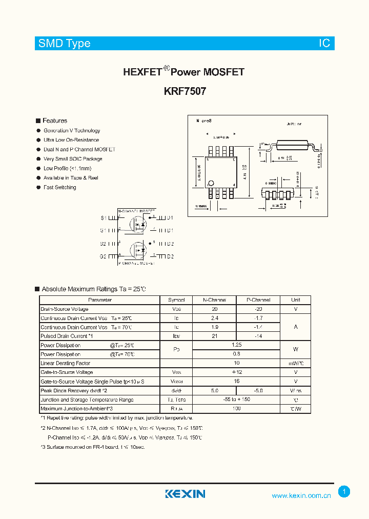 KRF7507_4369760.PDF Datasheet