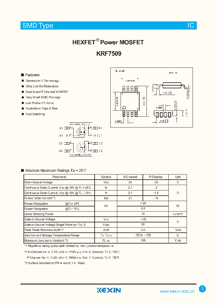 KRF7509_4369761.PDF Datasheet