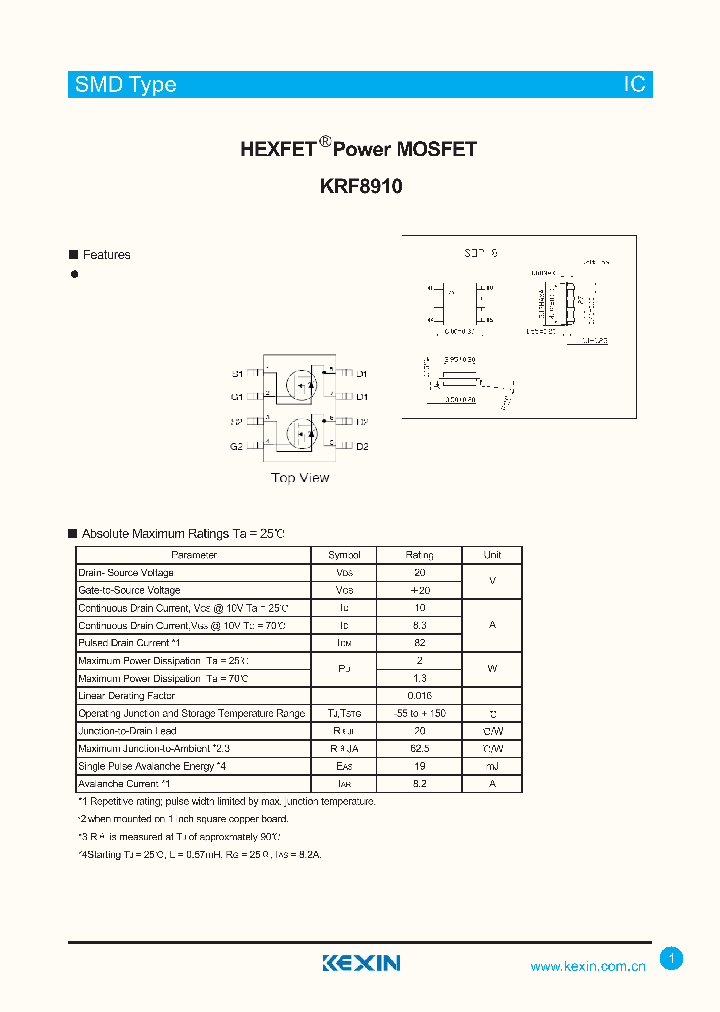 KRF8910_4832253.PDF Datasheet