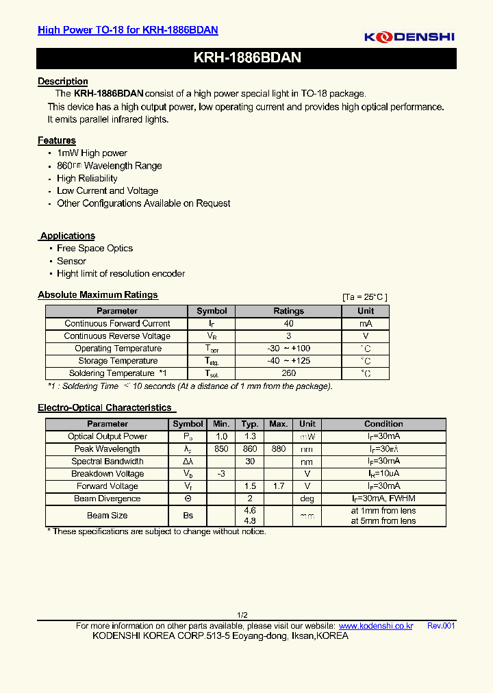KRH-1886BDAN_4595795.PDF Datasheet