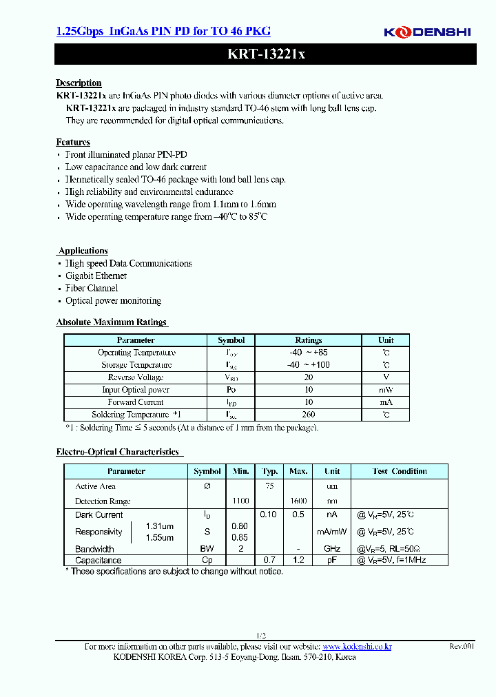 KRT-13221_4577449.PDF Datasheet