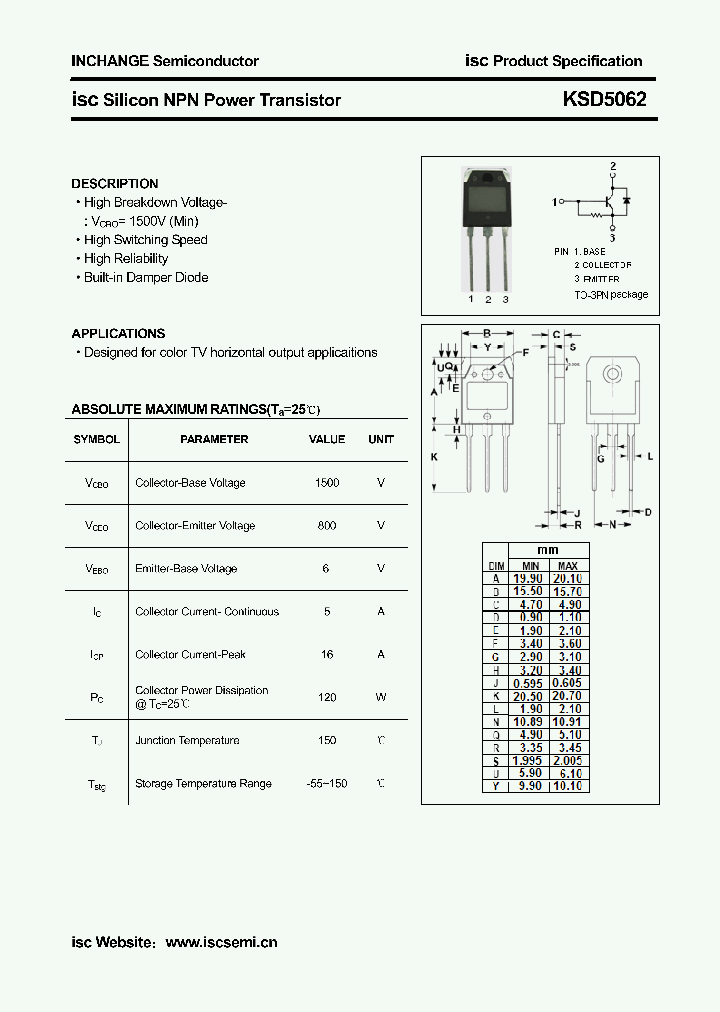KSD5062_4465311.PDF Datasheet