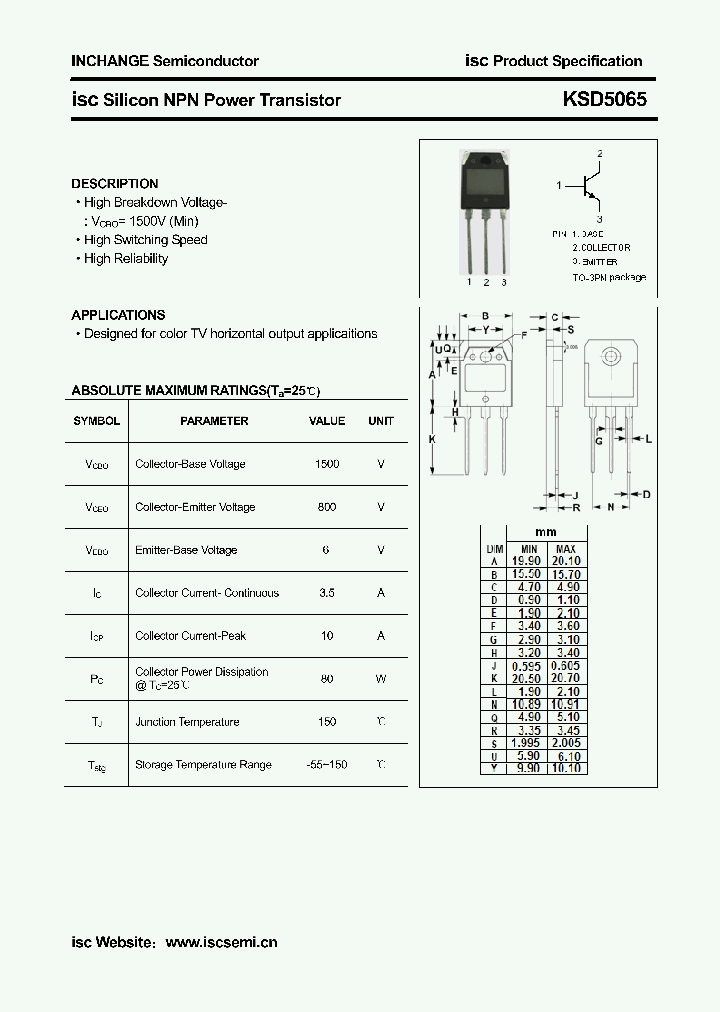 KSD5065_4465312.PDF Datasheet