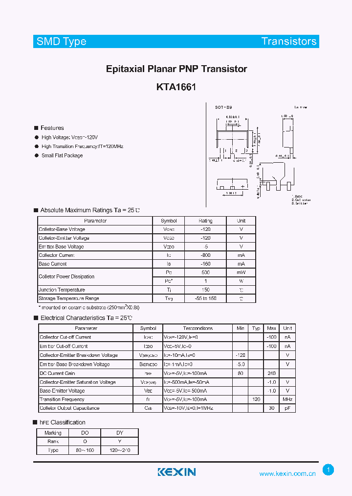 KTA1661_4339282.PDF Datasheet