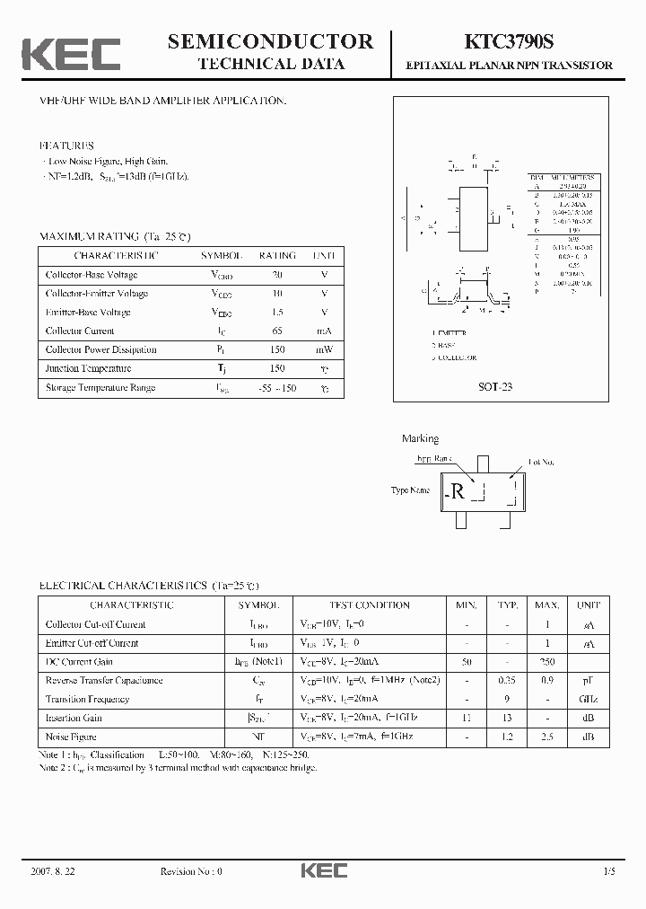 KTC3790S_4337809.PDF Datasheet