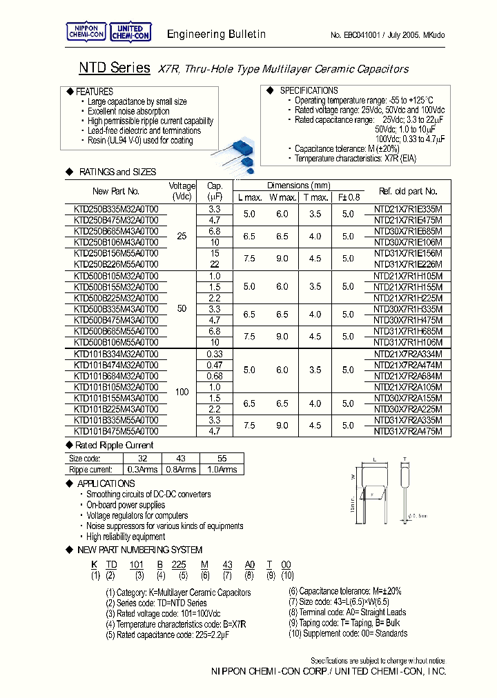 KTD101B105M32A0T00_4388436.PDF Datasheet