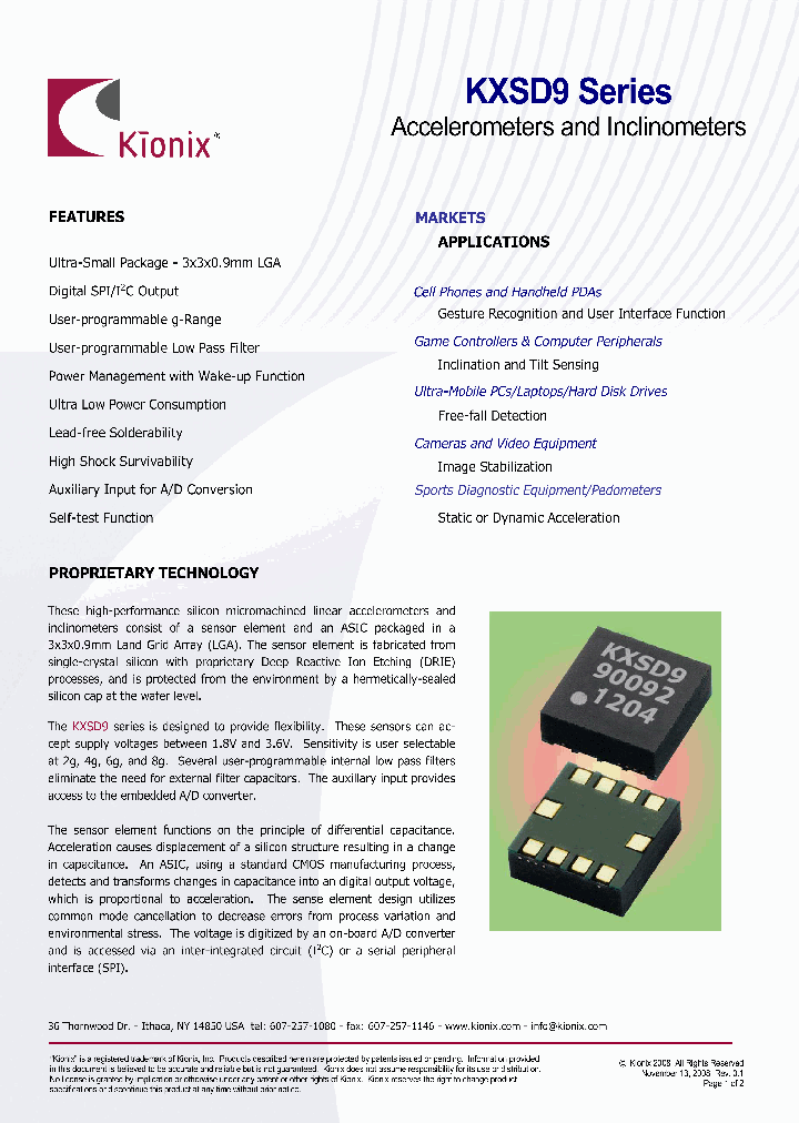 KXSD9_4564393.PDF Datasheet