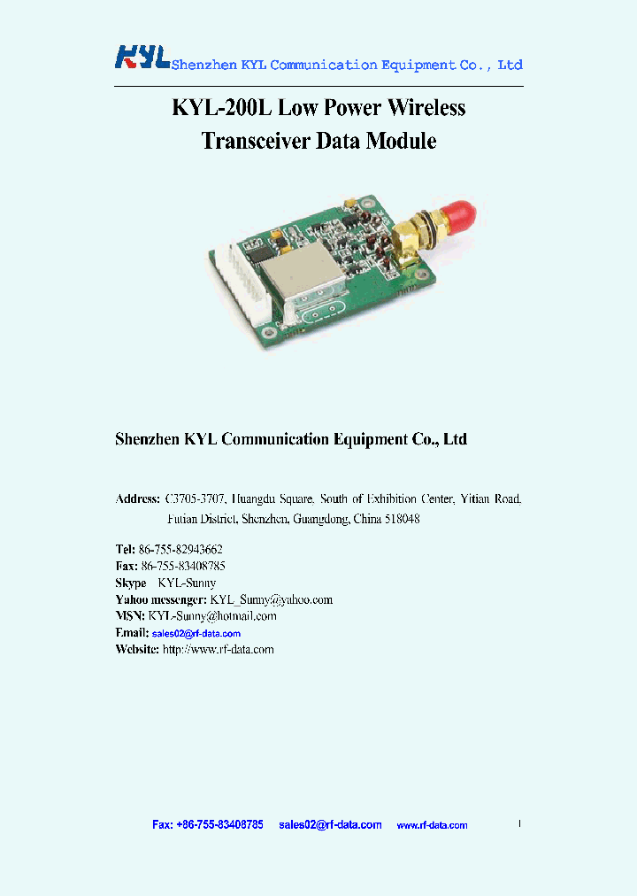KYL-200L1_4876688.PDF Datasheet