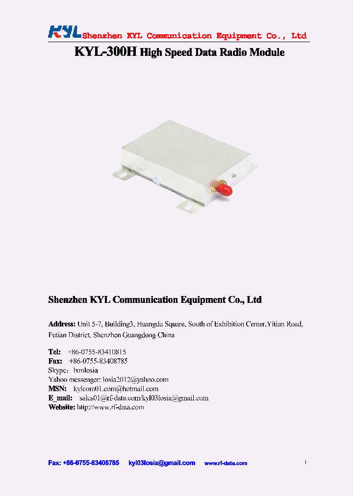 KYL-300H_4548562.PDF Datasheet