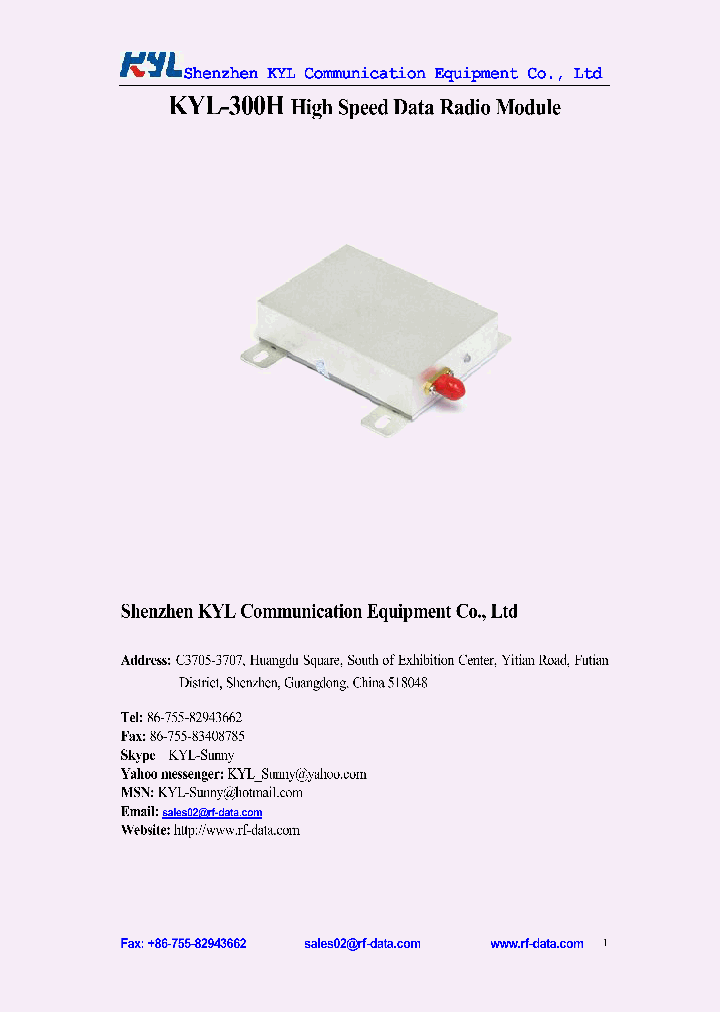 KYL-300H1_4870188.PDF Datasheet
