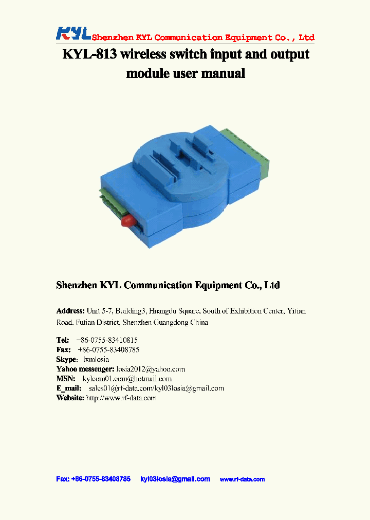 KYL-813_4548569.PDF Datasheet