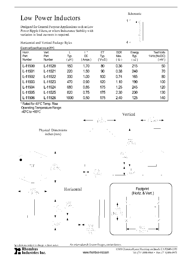 L-11520_4399566.PDF Datasheet
