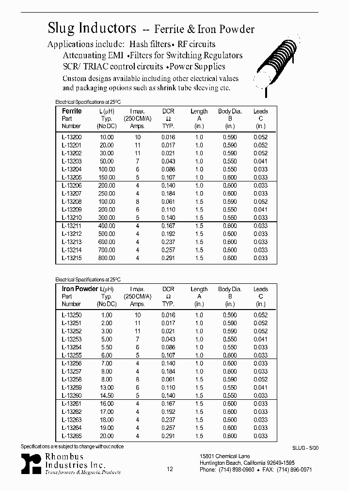 L-13250_4861184.PDF Datasheet