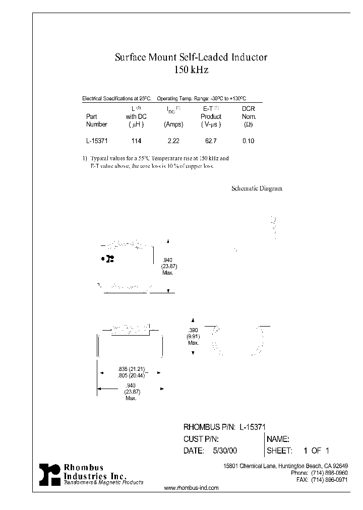L-15371_4493473.PDF Datasheet