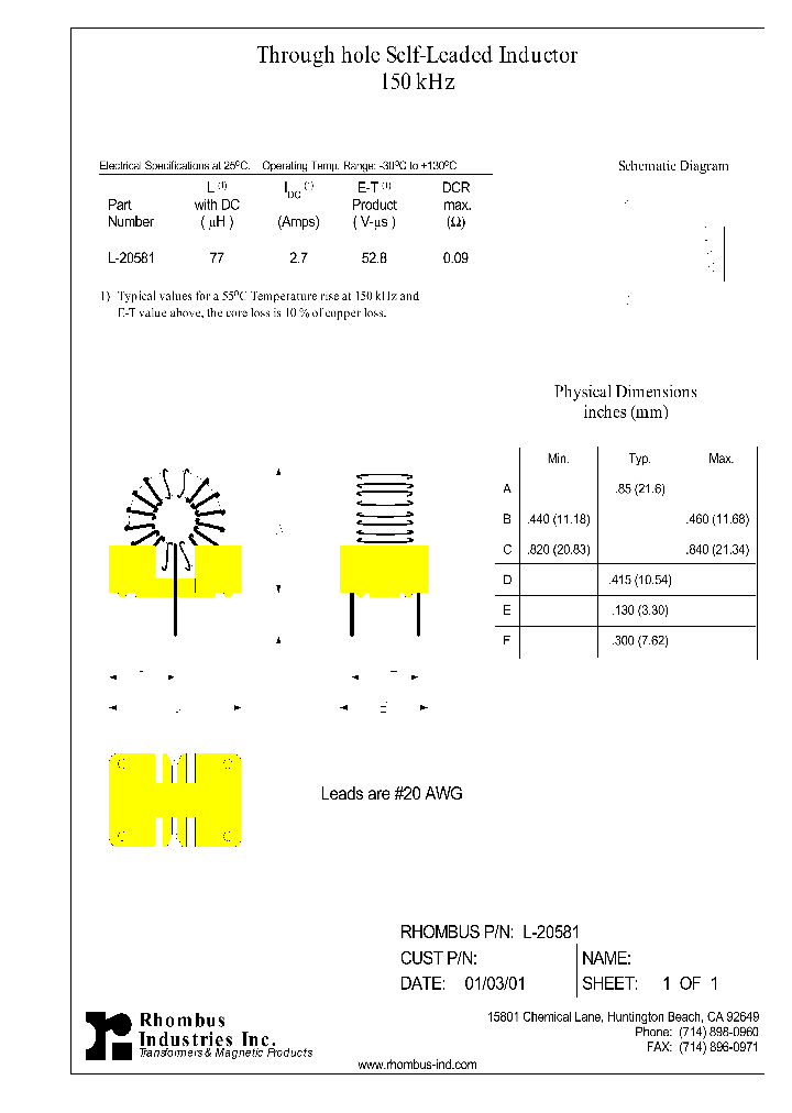 L-20581_4367785.PDF Datasheet