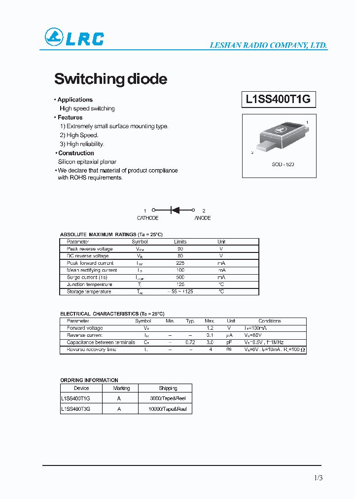 L1SS400T1G_4434067.PDF Datasheet