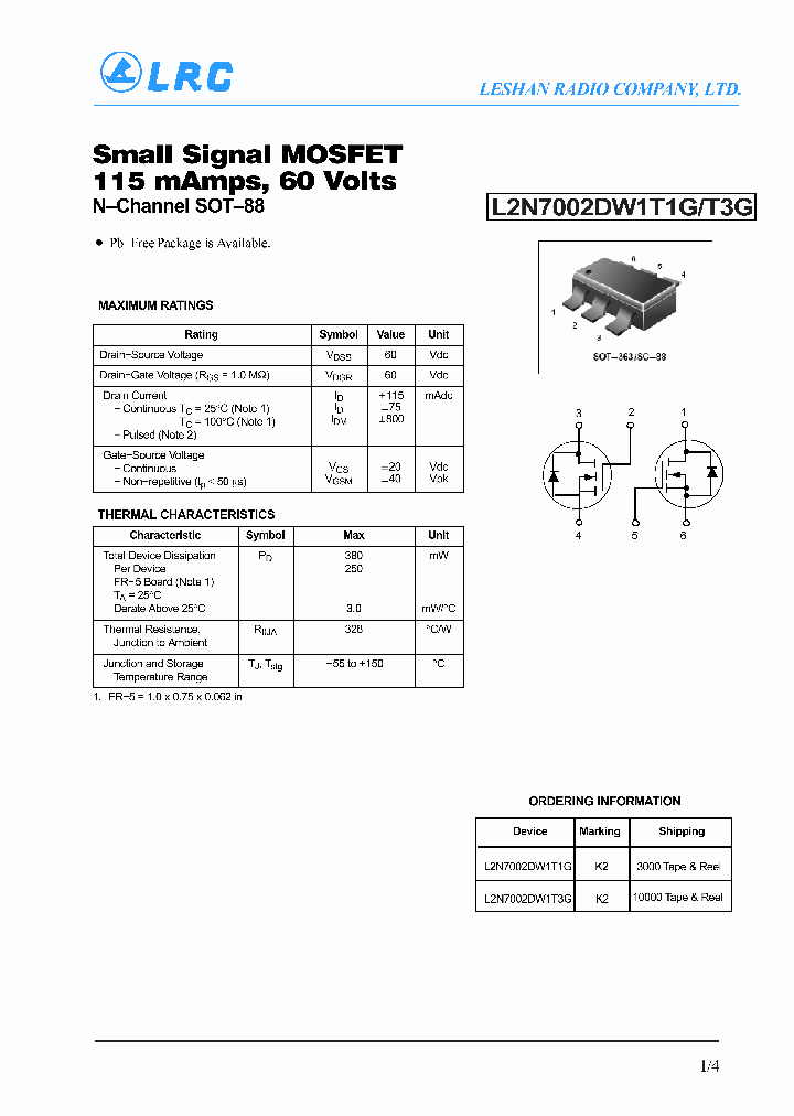 L2N7002DW1T1G_4432112.PDF Datasheet
