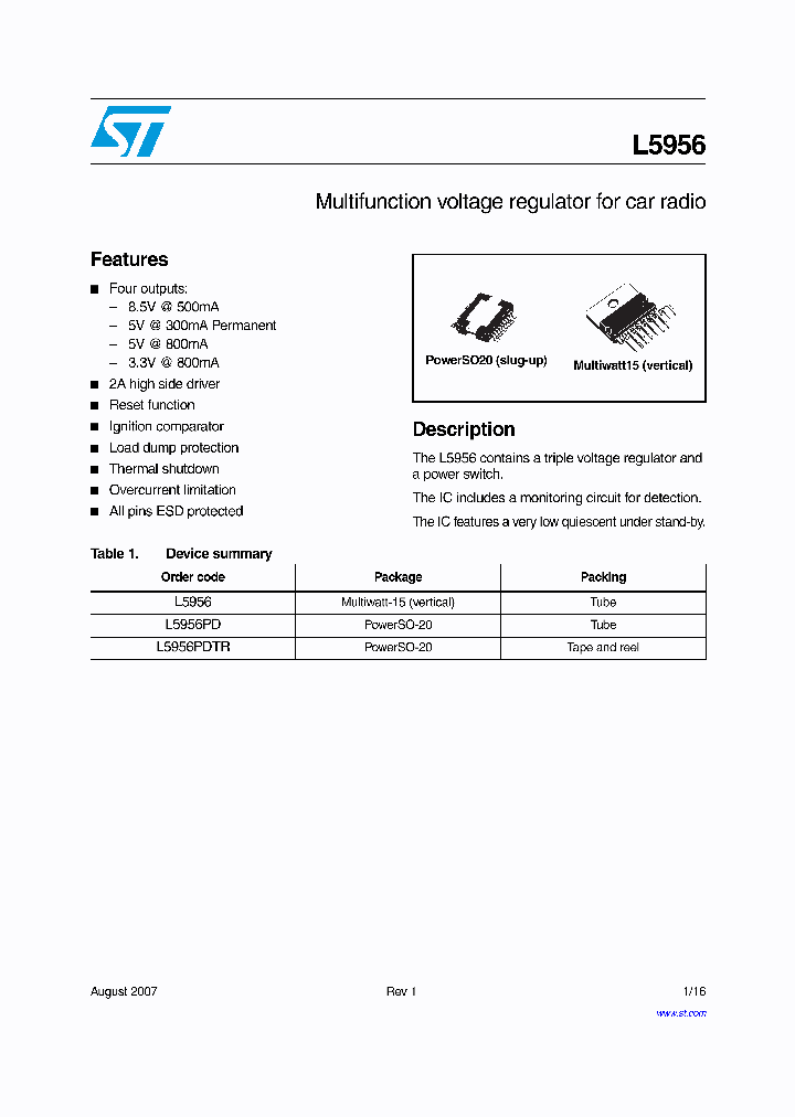 L5956PD_4339590.PDF Datasheet