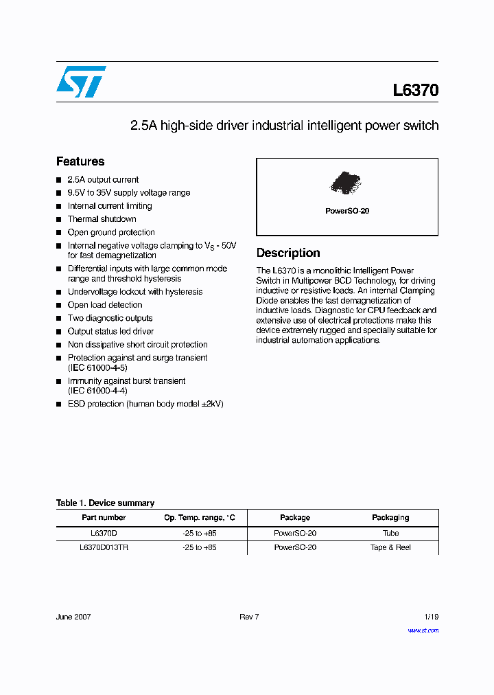 L637007_4848651.PDF Datasheet