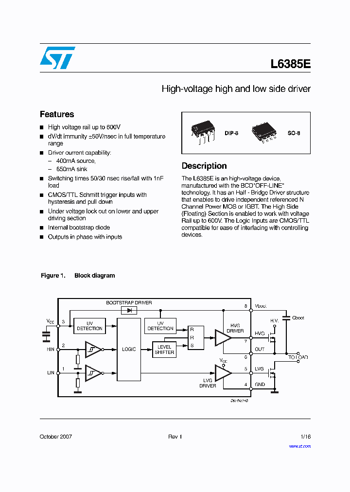 L6385ED013TR_4219273.PDF Datasheet