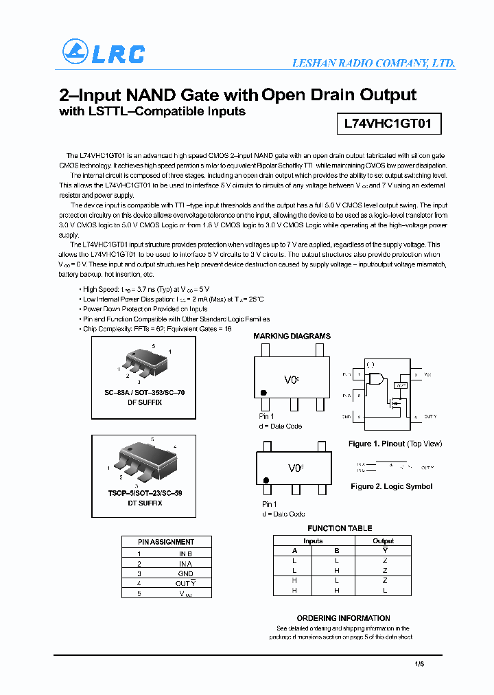 L74VHC1GT01DTT1_4438665.PDF Datasheet