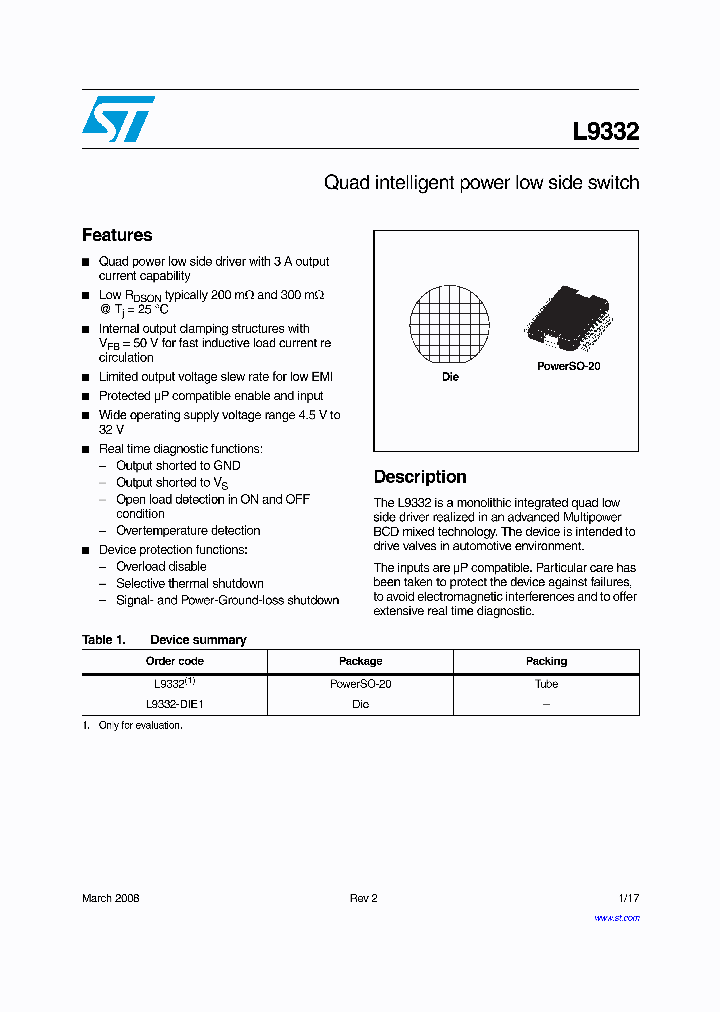 L9332-DIE1_4280287.PDF Datasheet