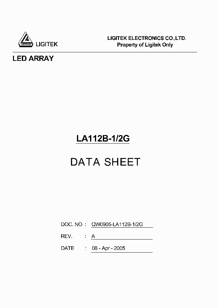 LA112B-1-2G_4692799.PDF Datasheet
