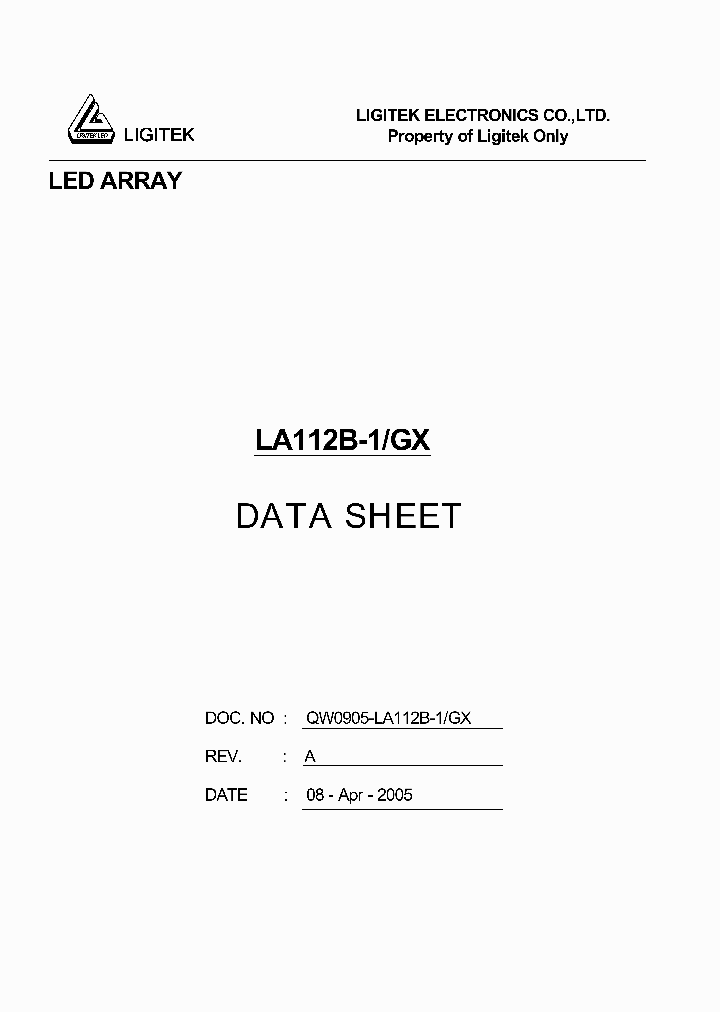 LA112B-1-GX_4692802.PDF Datasheet