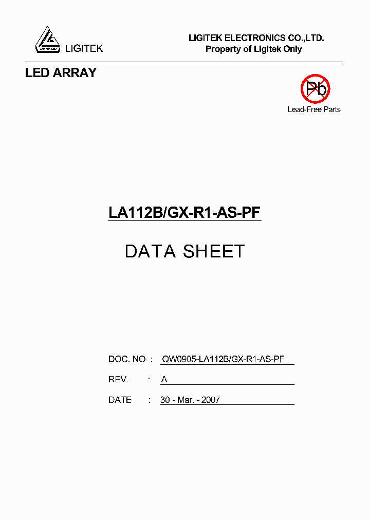 LA112B-GX-R1-AS-PF_4885830.PDF Datasheet