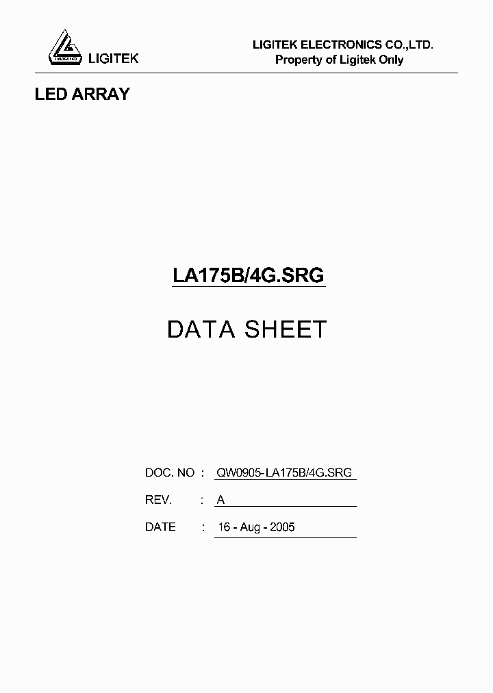 LA175B-4GSRG_4679092.PDF Datasheet