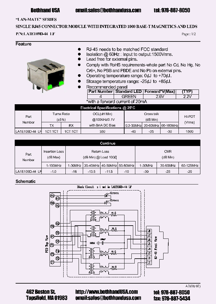 LA1E109D-44LF_4532108.PDF Datasheet