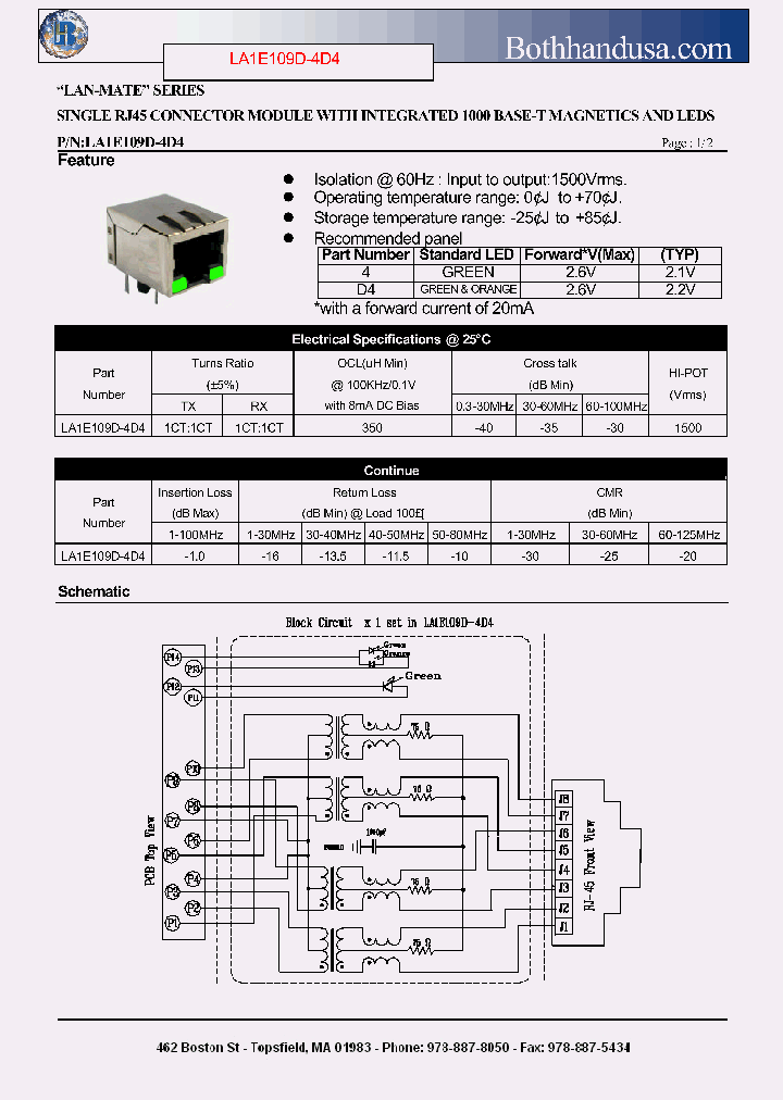 LA1E109D-4D4_4532109.PDF Datasheet
