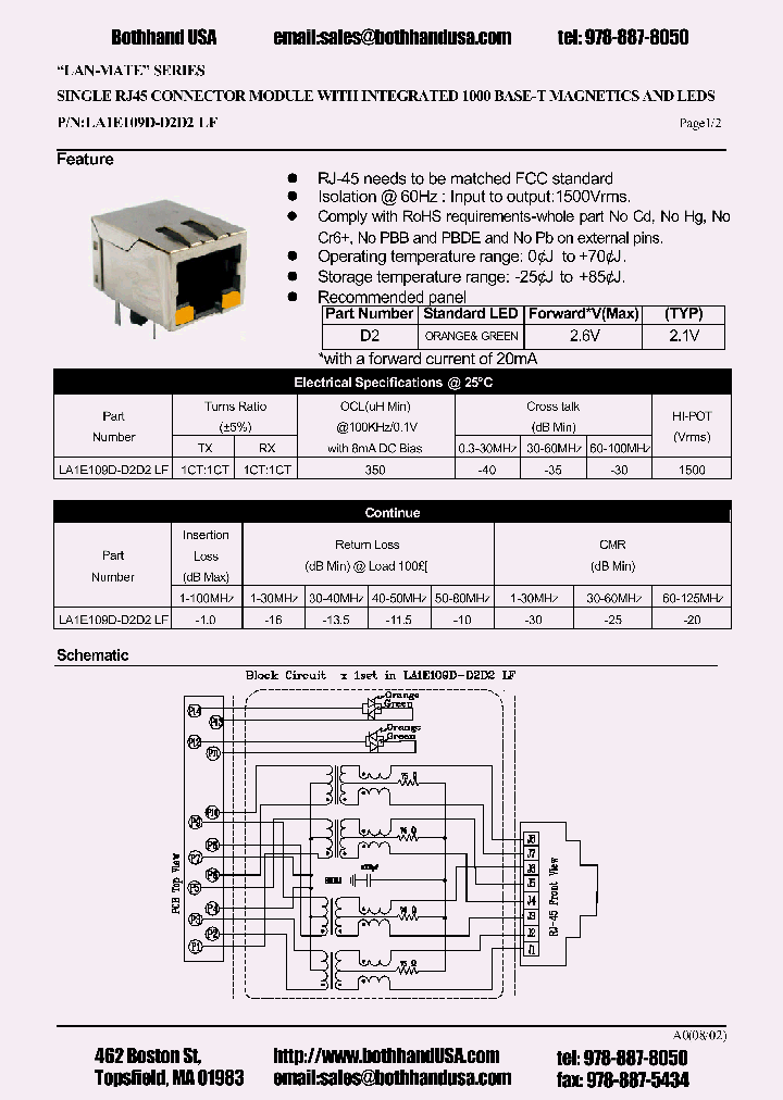 LA1E109D-D2D2LF_4532112.PDF Datasheet