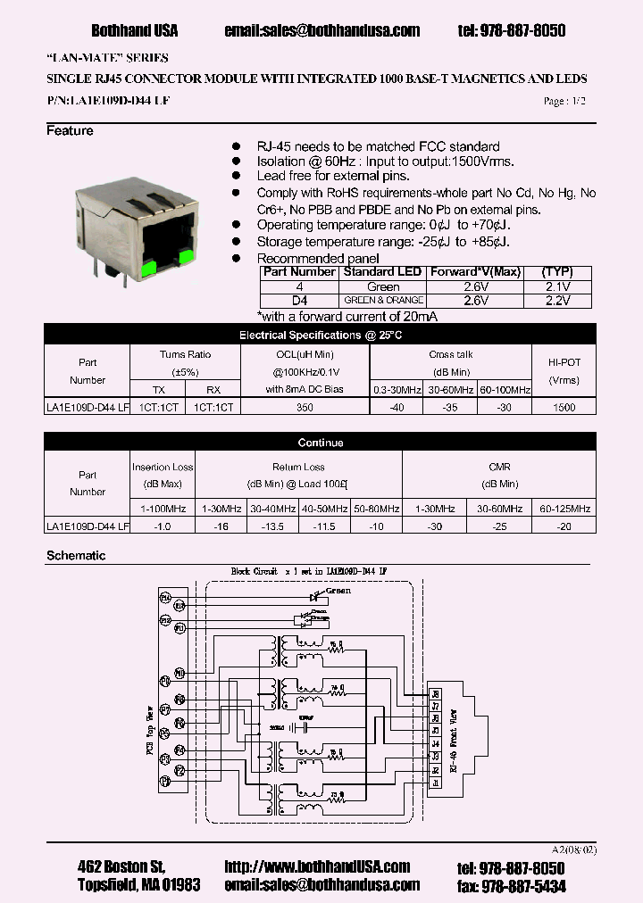 LA1E109D-D44LF_4532114.PDF Datasheet