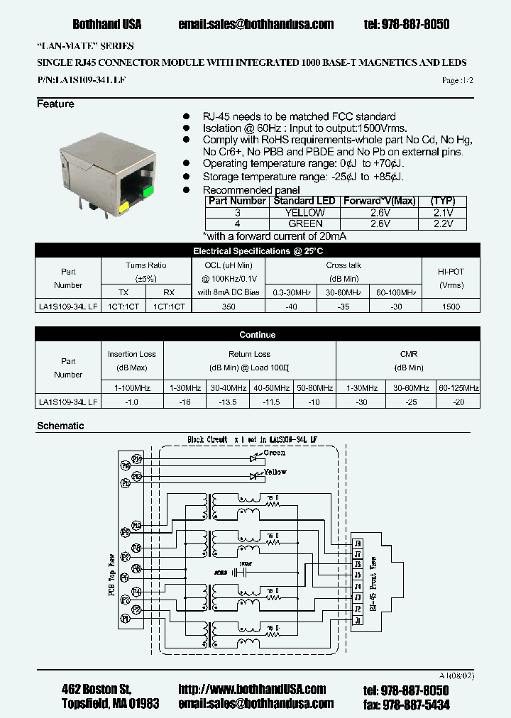 LA1S109-34LLF_4587810.PDF Datasheet