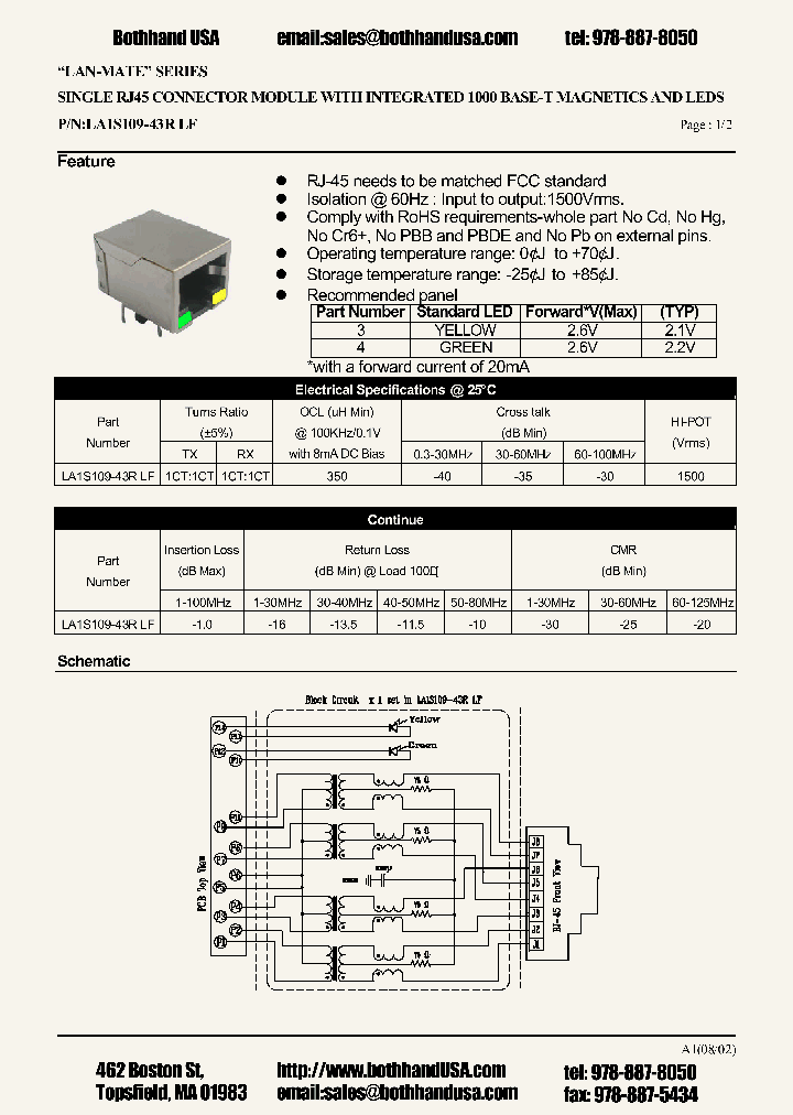 LA1S109-43RLF_4587817.PDF Datasheet