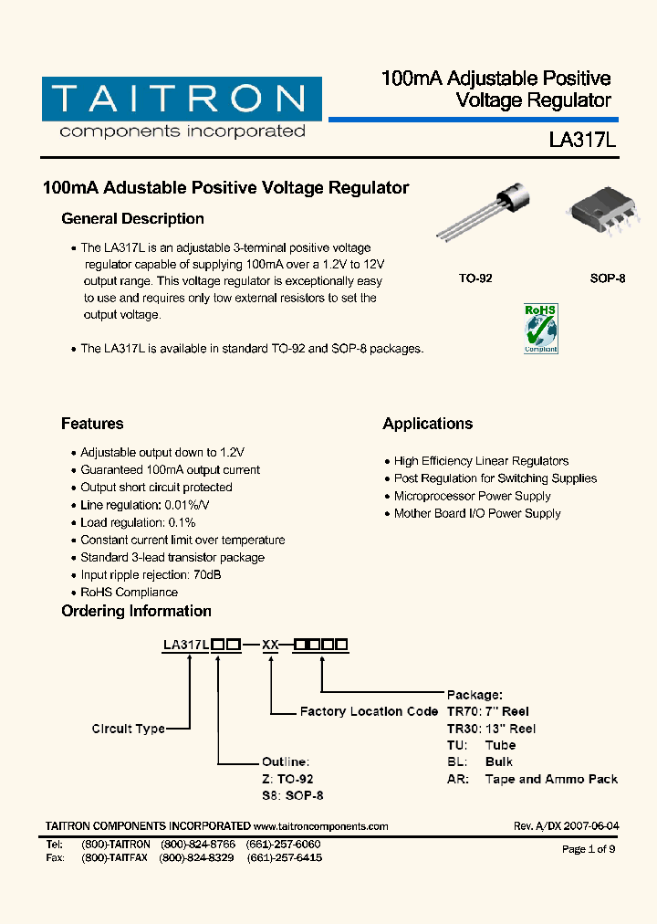 LA317LS8-XX-AR_4920378.PDF Datasheet